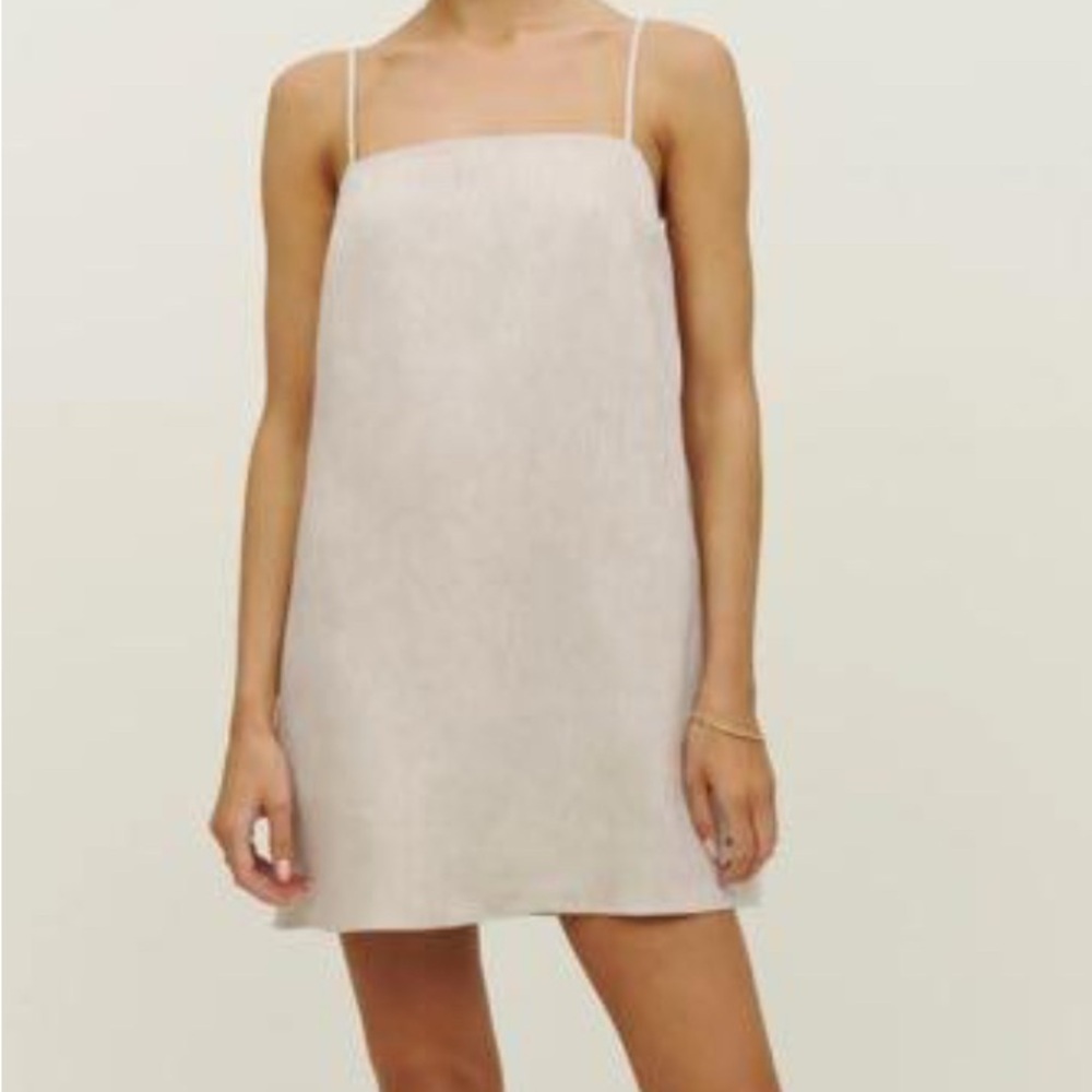 Reformation Aubree Linen Dress